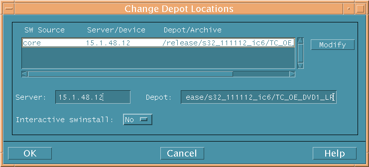 Change Depots Locations